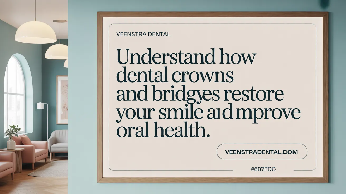 Understand how crowns and bridges restore your smile and improve oral health.