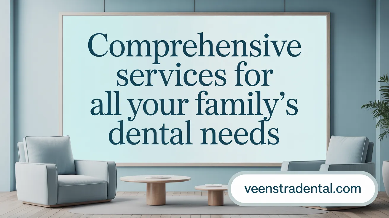 Comprehensive Services for All Your Family's Dental Needs