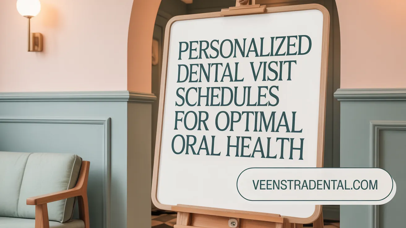 Personalized Dental Visit Schedules for Optimal Oral Health