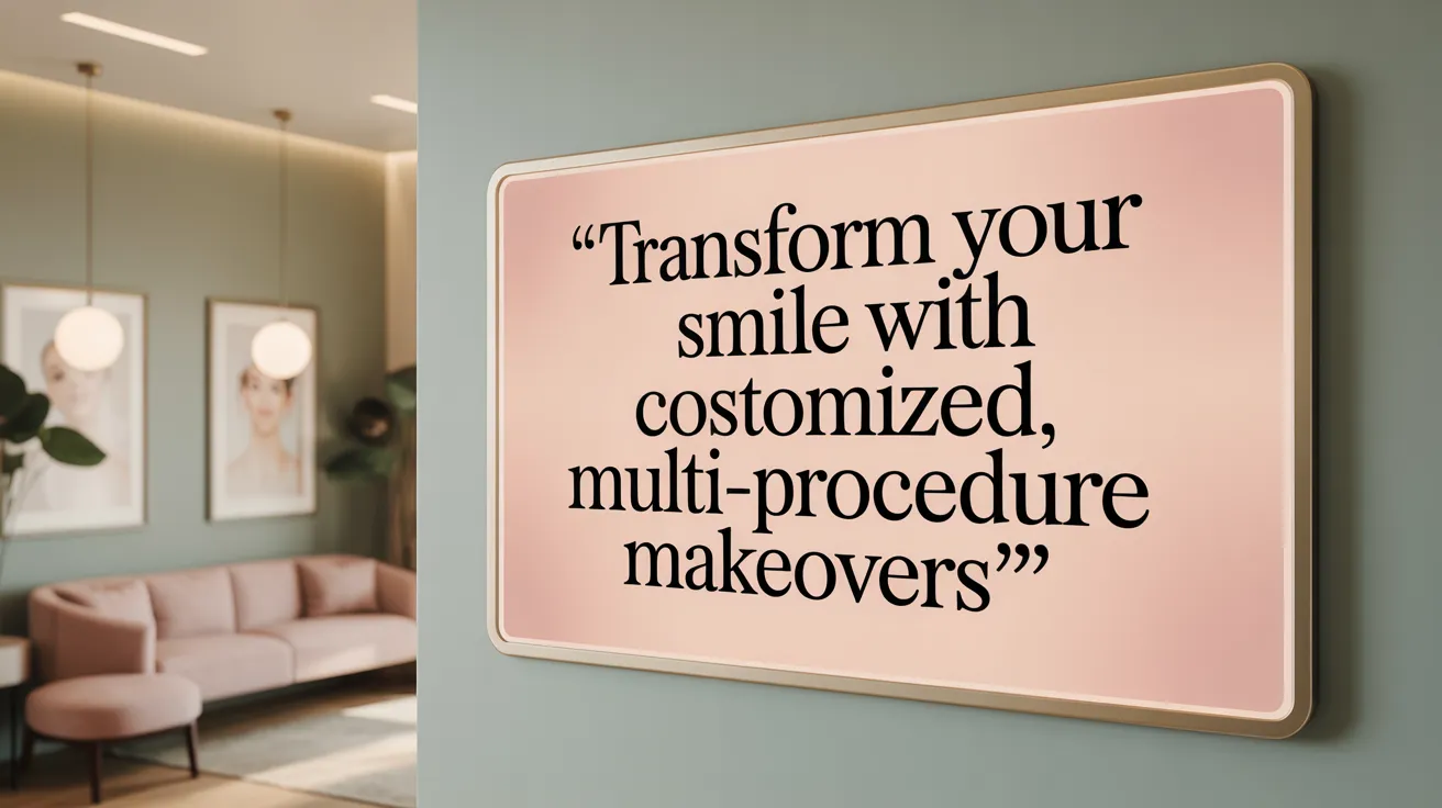 Transform Your Smile with Customized, Multi-Procedure Makeovers