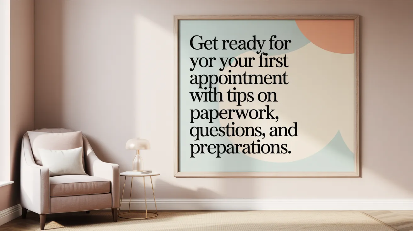 Get ready for your first appointment with tips on paperwork, questions, and preparations.