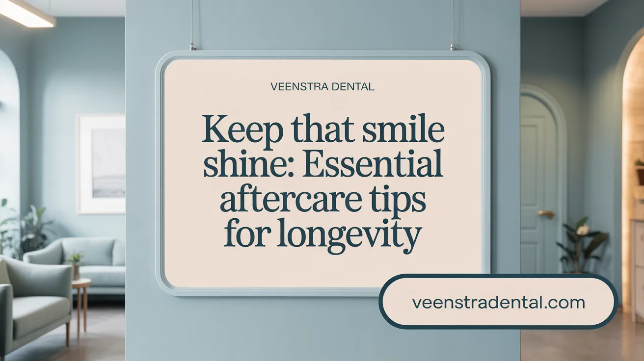 Keep That Smile Shine: Essential Aftercare Tips for Longevity