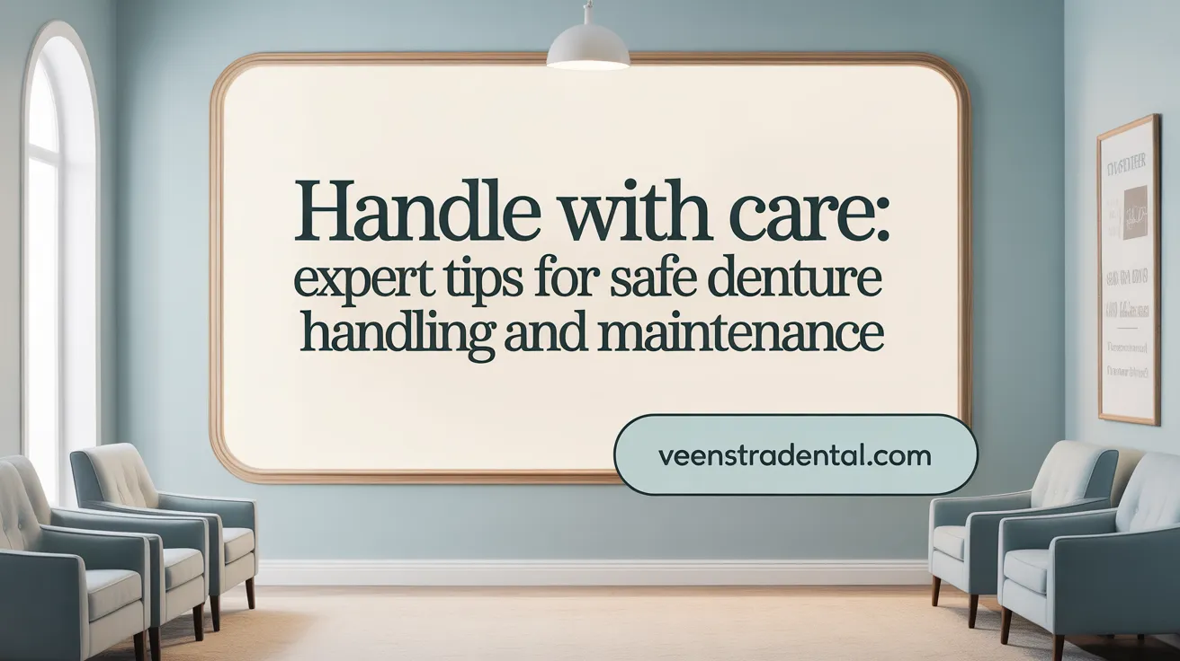 Handle with Care: Expert Tips for Safe Denture Handling and Maintenance