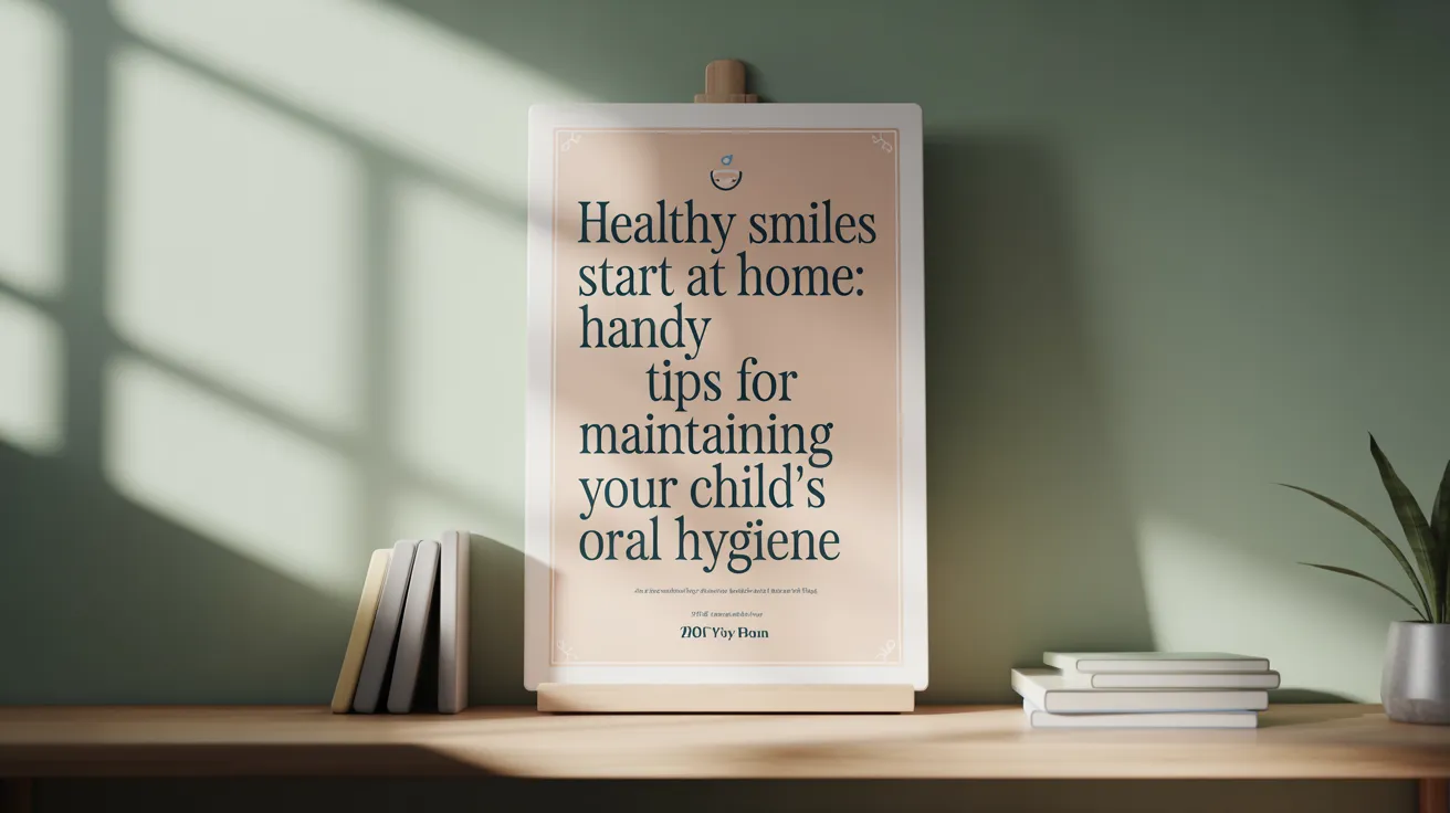 Healthy Smiles Start at Home: Handy Tips for Maintaining Your Child's Oral Hygiene