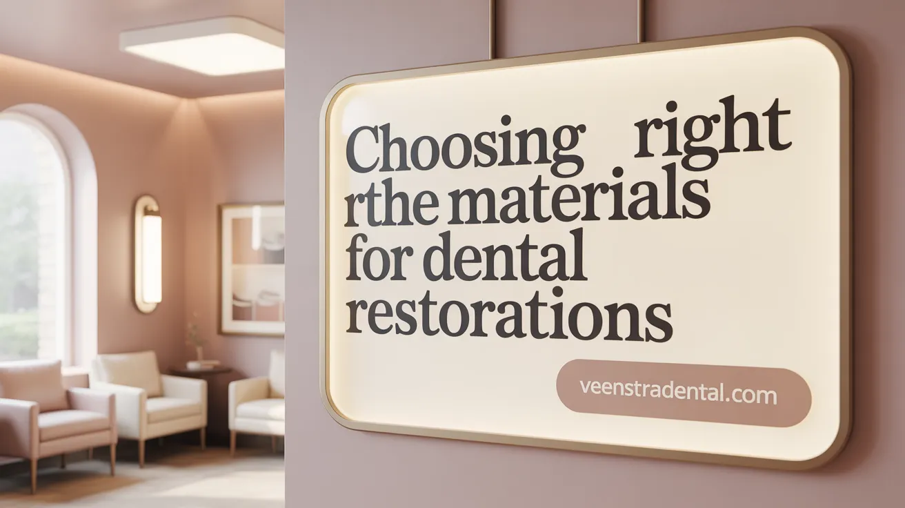 Choosing the Right Materials for Dental Restorations