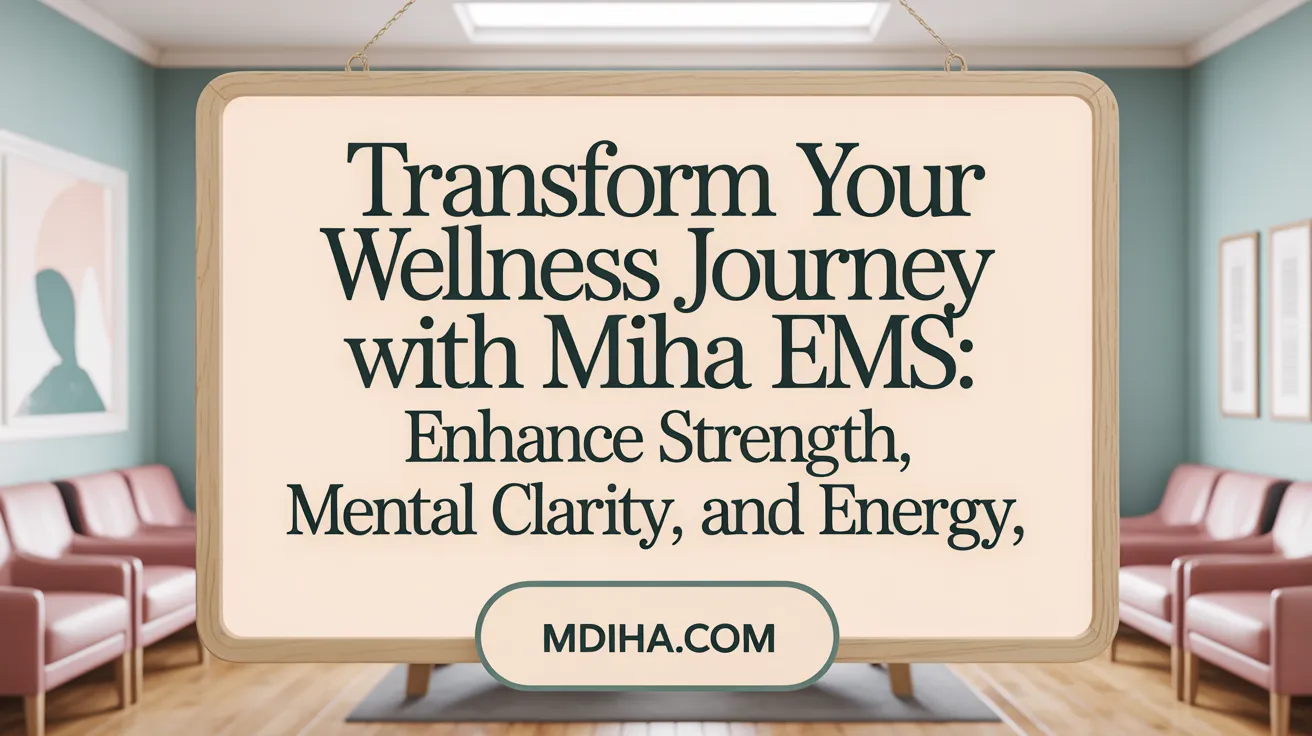 Transform your aging journey with MIHA EMS: Enhance strength, mental clarity, and energy