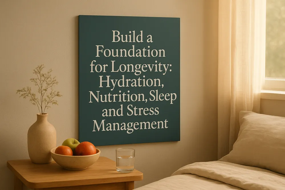 Build a Foundation for Longevity: Hydration, Nutrition, Sleep, and Stress Management