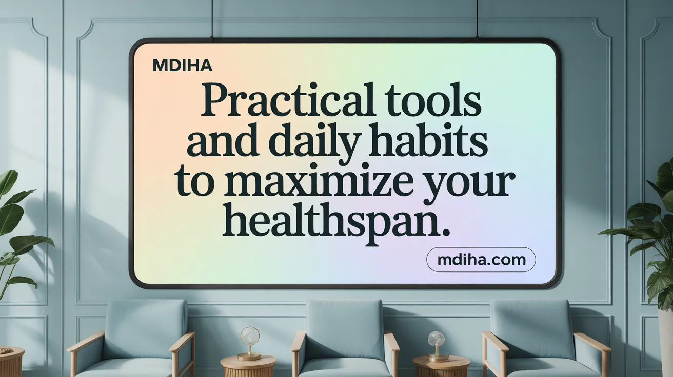 Practical Tools and Daily Habits to Maximize Your Healthspan