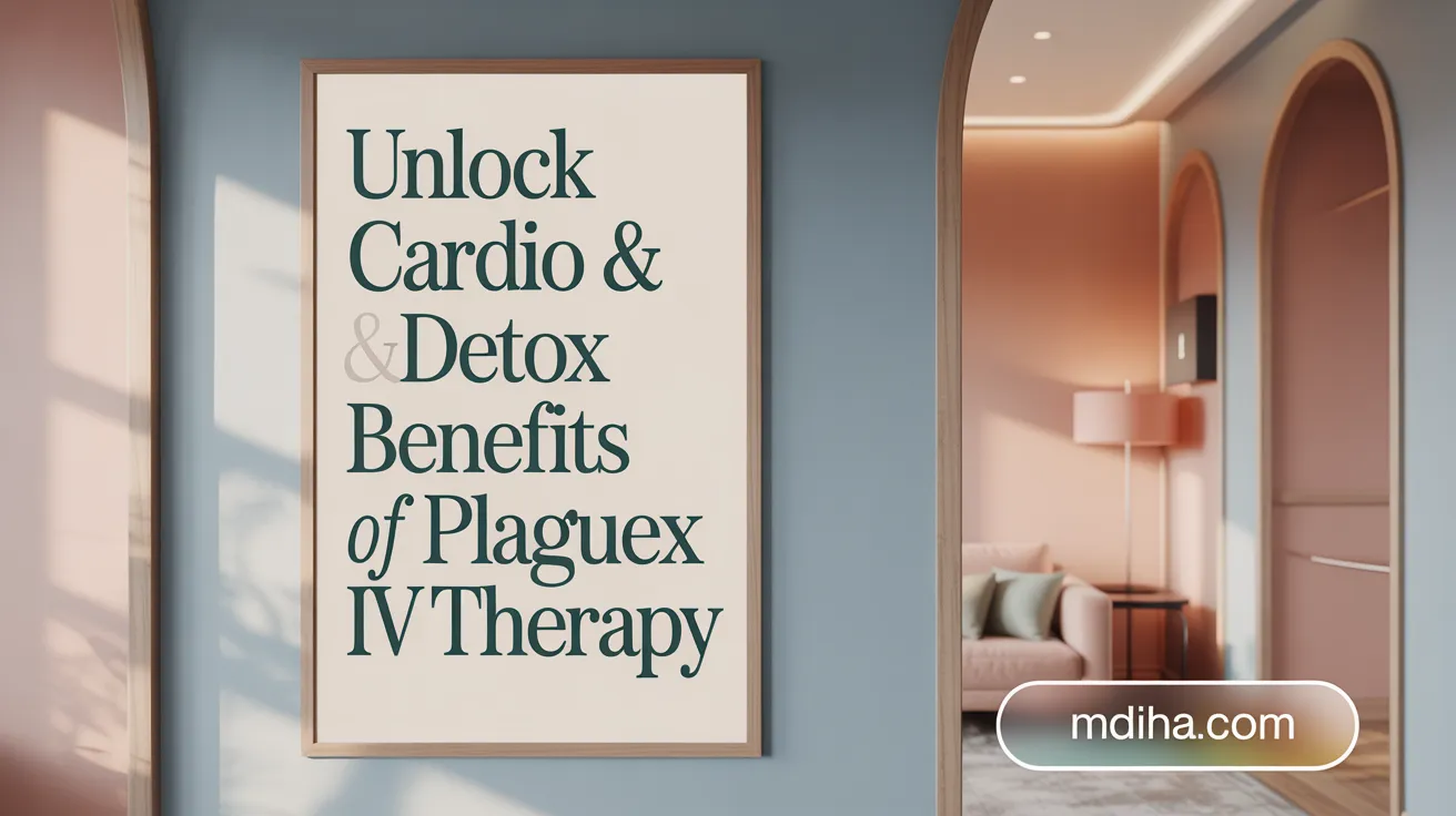 Unlock Cardio & Detox Benefits of Plaquex IV Therapy