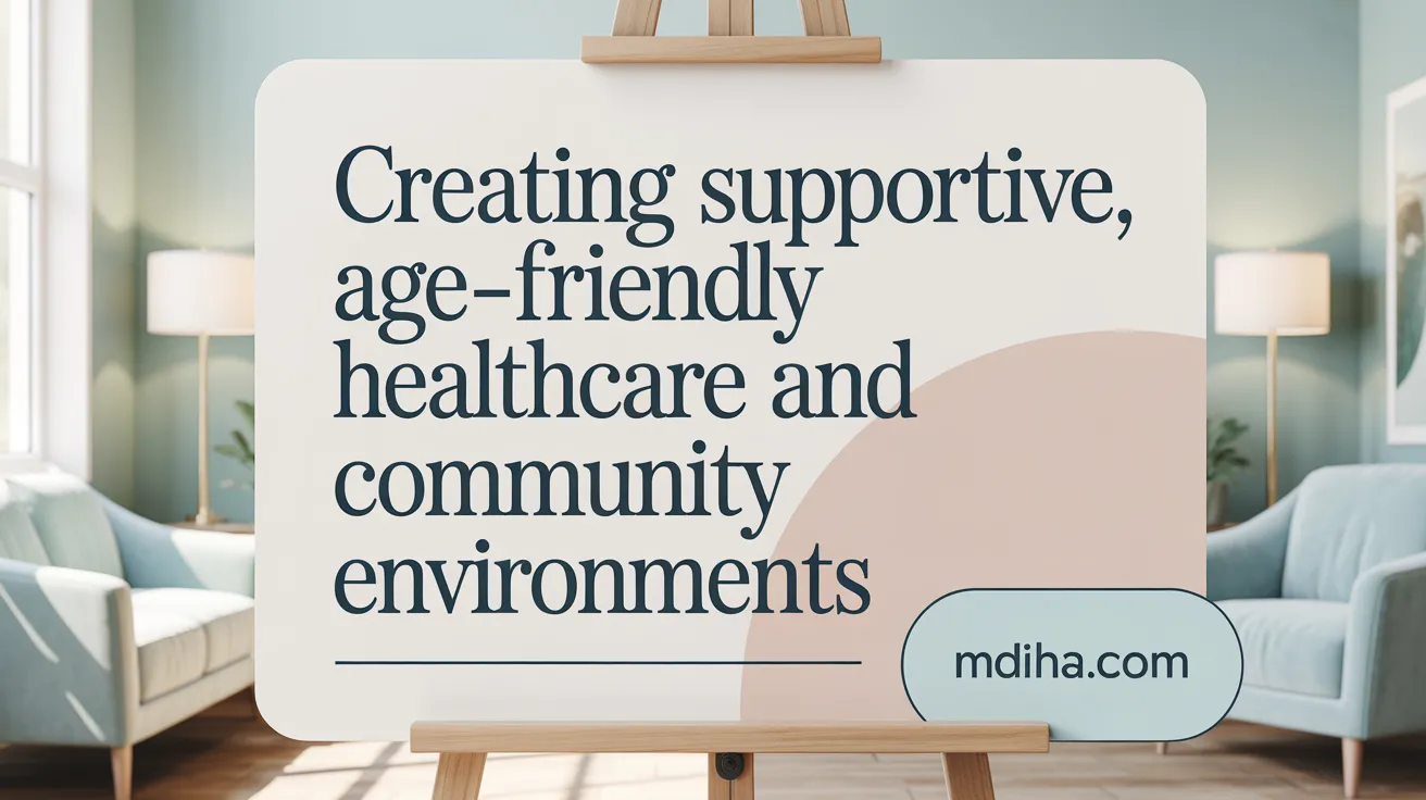 Creating Supportive, Age-Friendly Healthcare and Community Environments