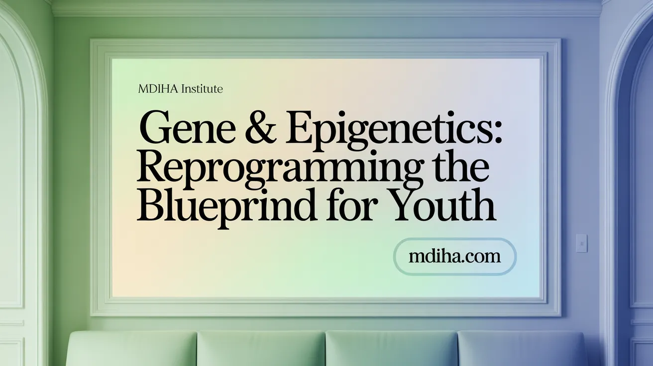 Gene & Epigenetics: Reprogramming the Blueprint for Youth