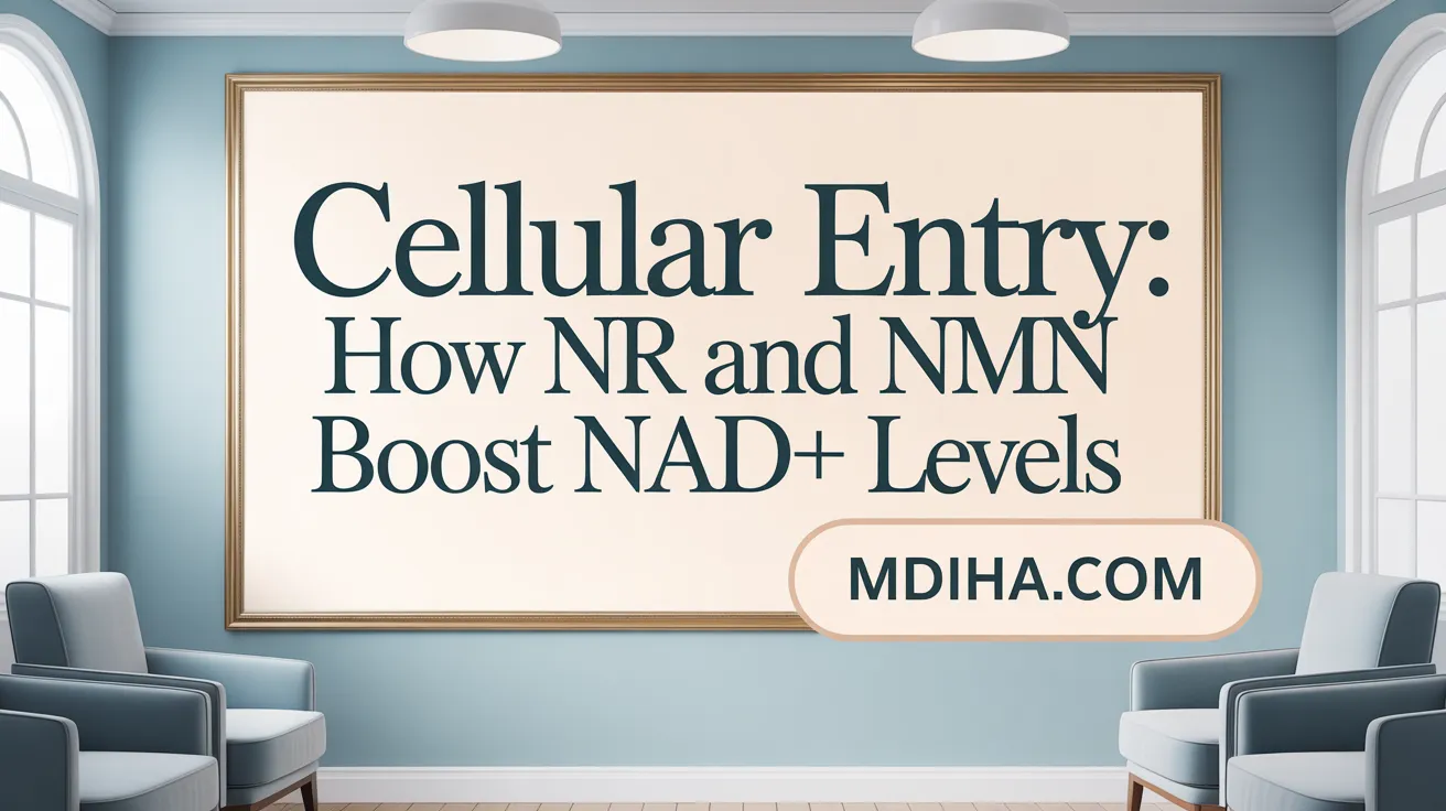 Cellular Entry: How NR and NMN Boost NAD⁺ Levels