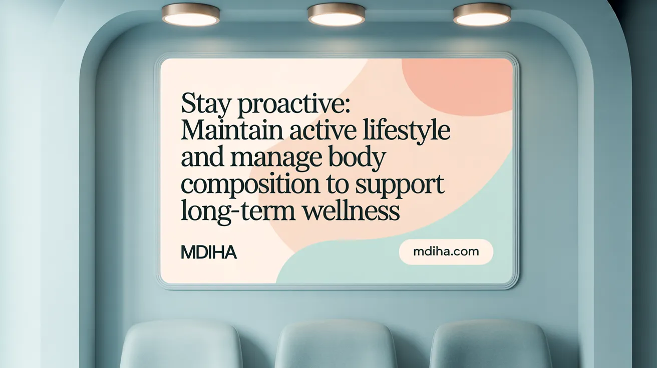 Stay Proactive: Maintain Active Lifestyle and Manage Body Composition to Support Long-Term Wellness