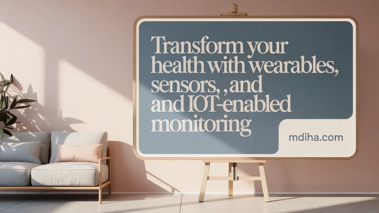 Transform Your Health with Wearables, Sensors, and IoT-Enabled Monitoring