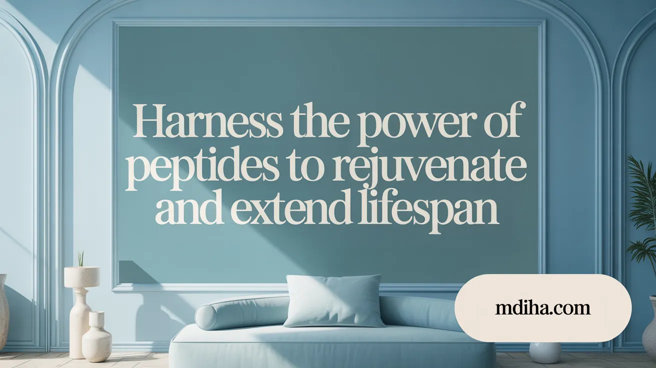 Harness the Power of Peptides to Rejuvenate and Extend Lifespan