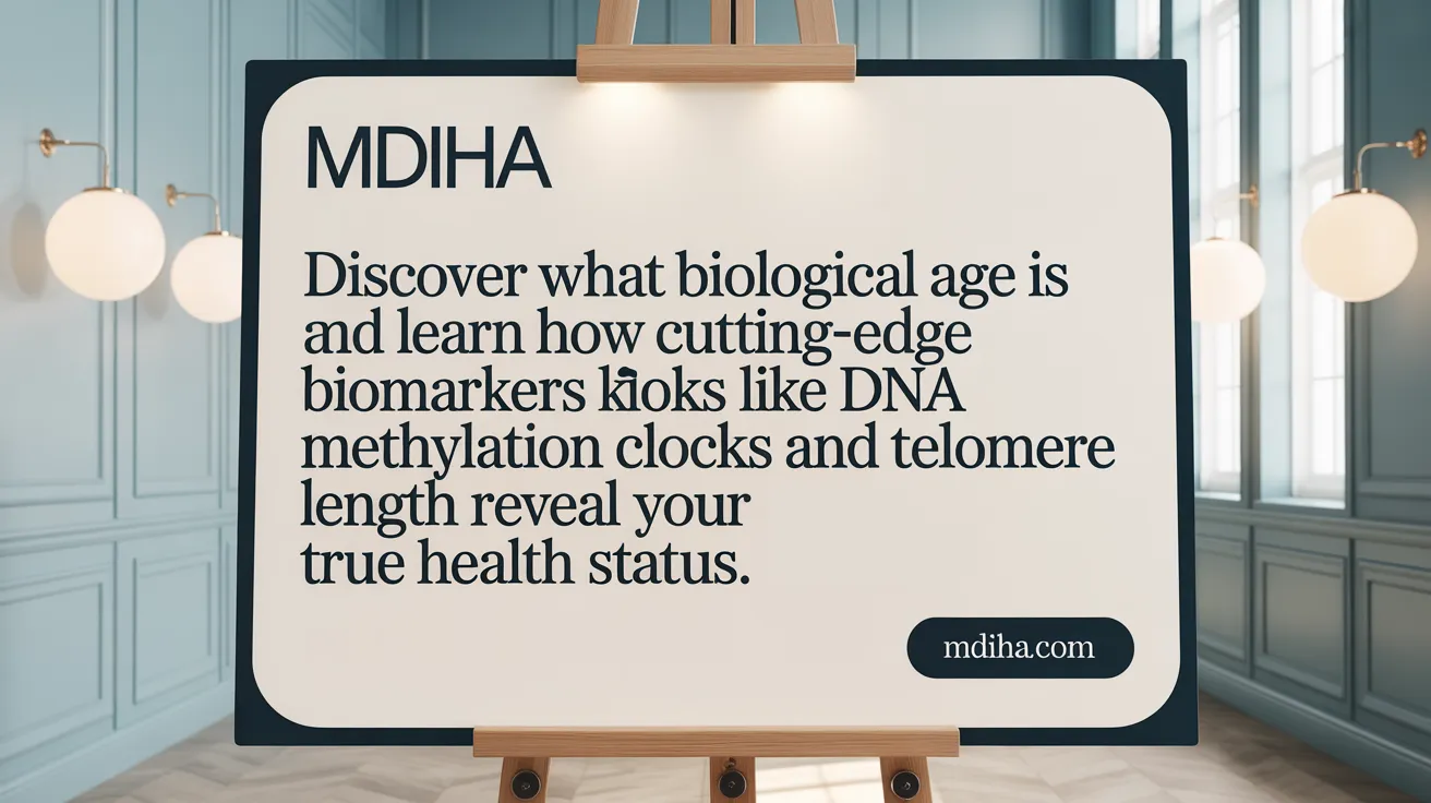 Discover what biological age is and learn how cutting-edge biomarkers like DNA methylation clocks and telomere length reveal your true health status.