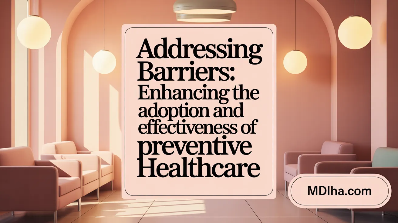 Addressing Barriers: Enhancing the Adoption and Effectiveness of Preventive Healthcare