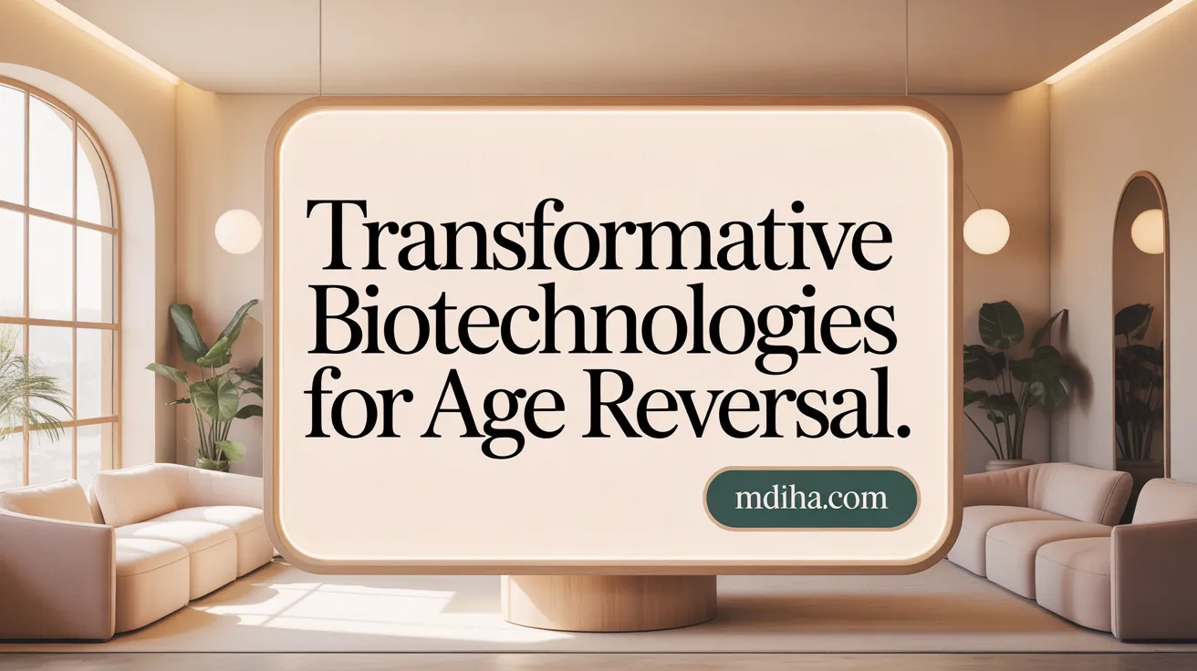 Transformative Biotechnologies for Age Reversal
