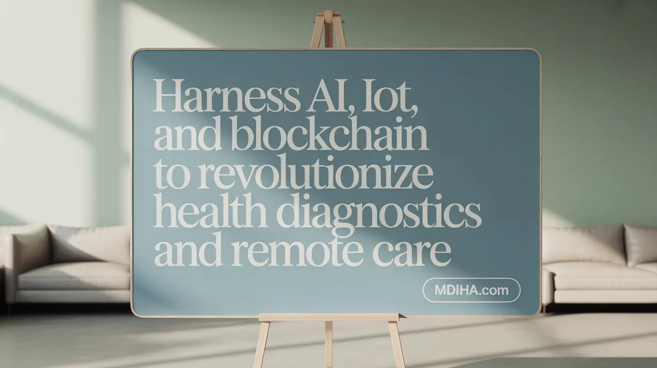Harness AI, IoT, and Blockchain to Revolutionize Health Diagnostics and Remote Care