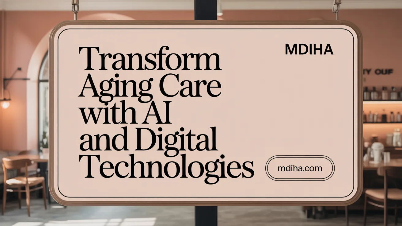 Transform Aging Care with AI and Digital Technologies