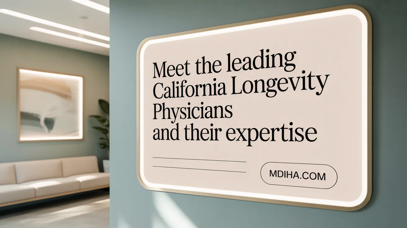 Meet the Leading California Longevity Physicians and Their Expertise