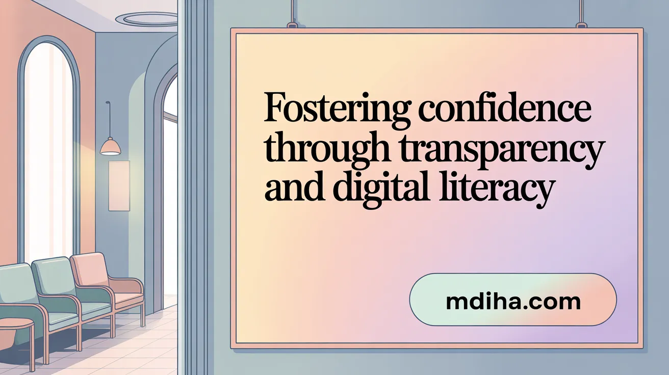 Fostering confidence through transparency and digital literacy