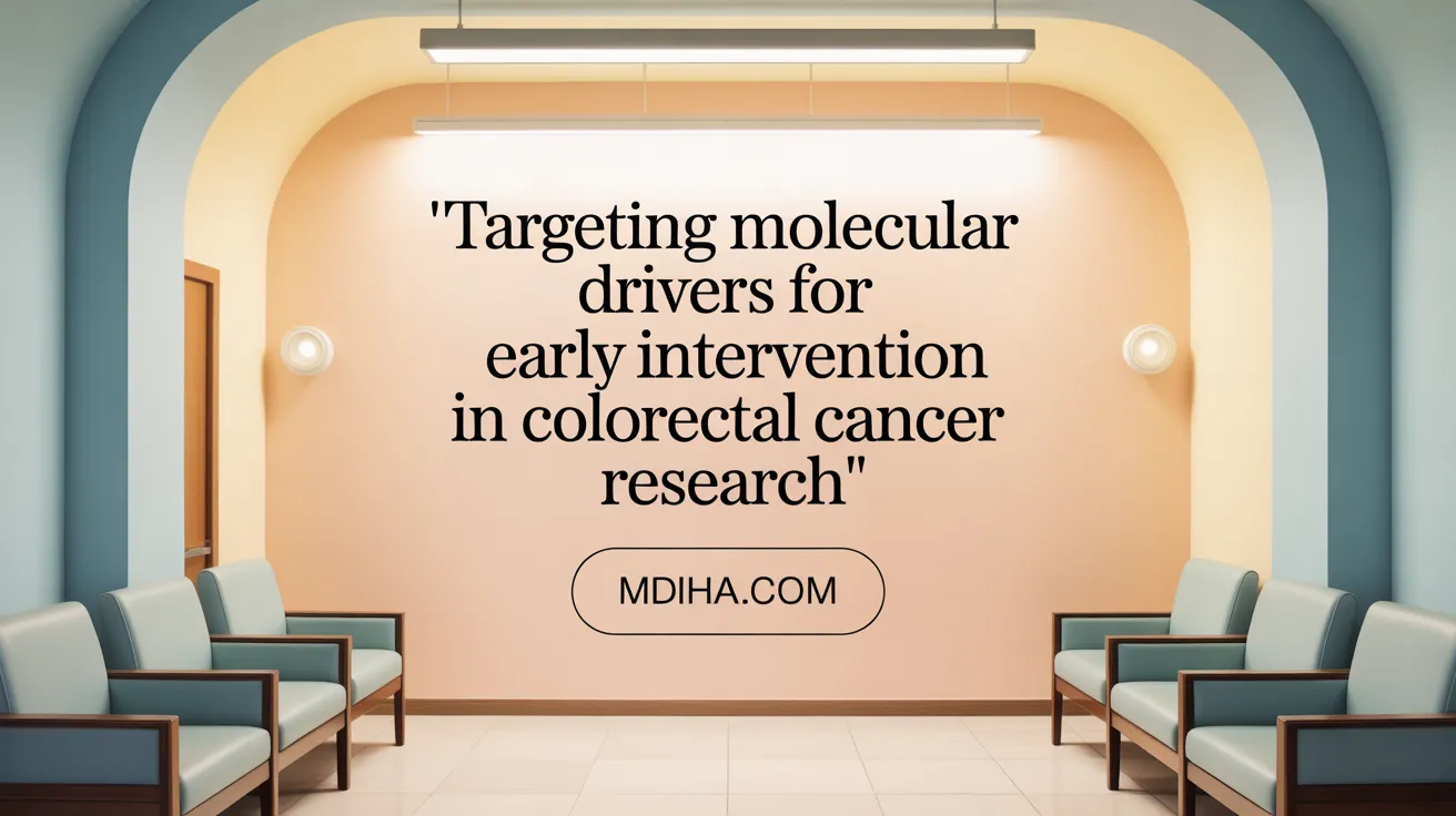 Targeting Molecular Drivers for Early Intervention in Colorectal Cancer