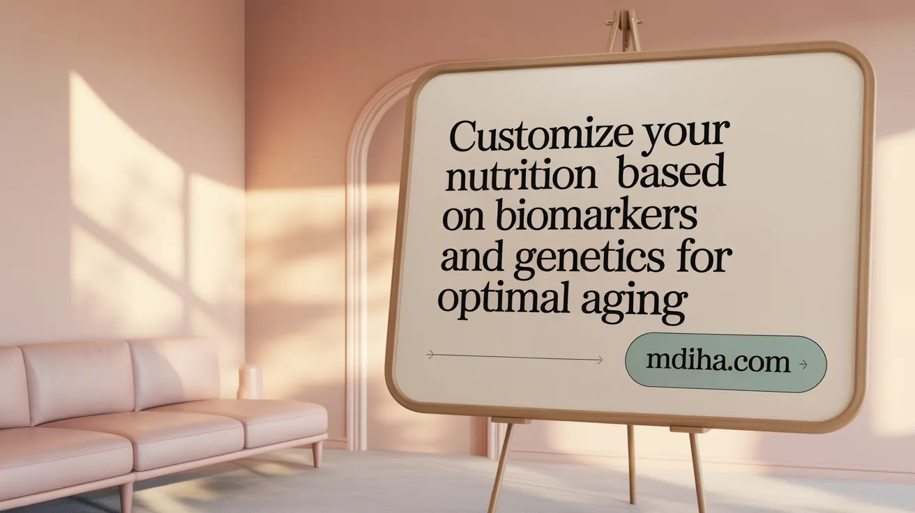 Customize Your Nutrition Based on Biomarkers and Genetics for Optimal Aging