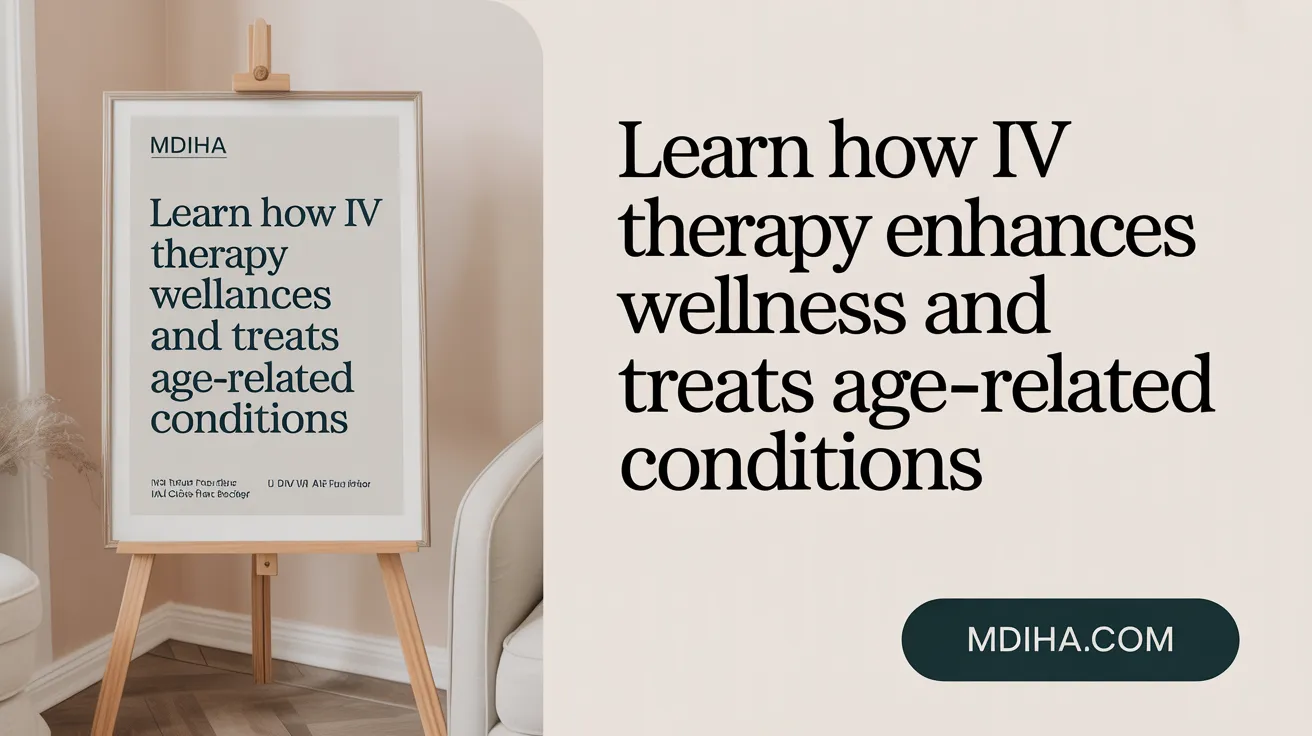 Learn How IV Therapy Enhances Wellness and Treats Age-Related Conditions