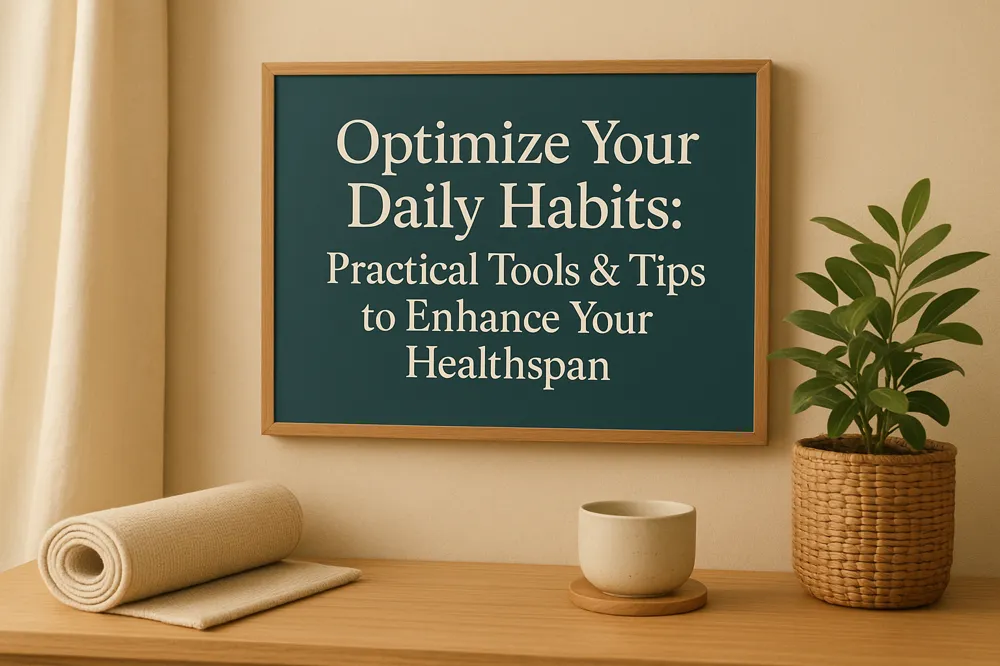 Optimize Your Daily Habits: Practical Tools & Tips to Enhance Your Healthspan