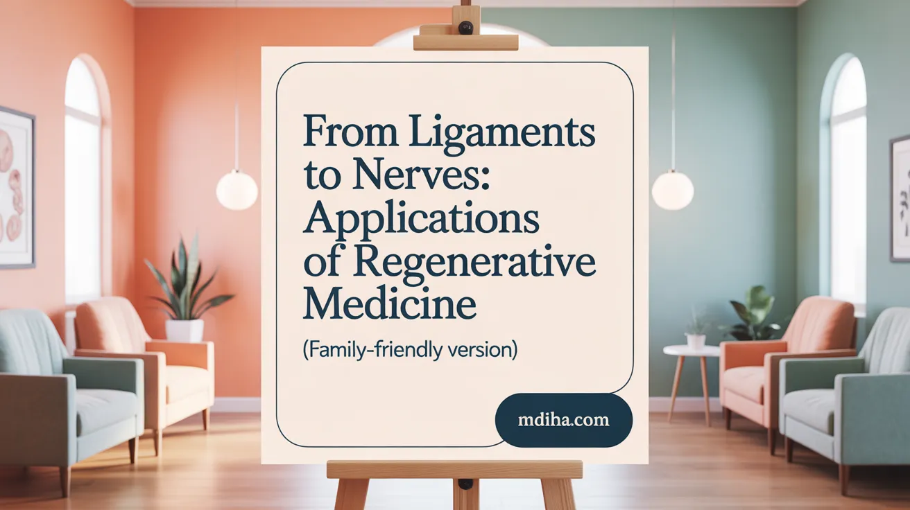 From Ligaments to Nerves: Applications of Regenerative Medicine
