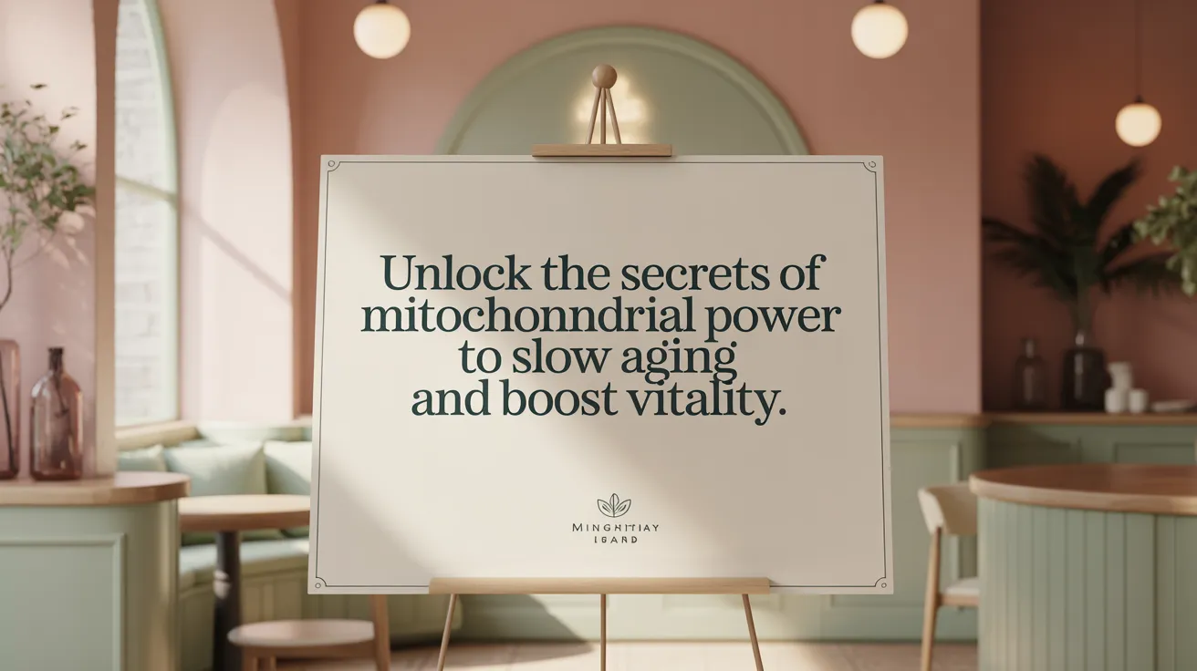 Unlock the Secrets of Mitochondrial Power to Slow Aging and Boost Vitality