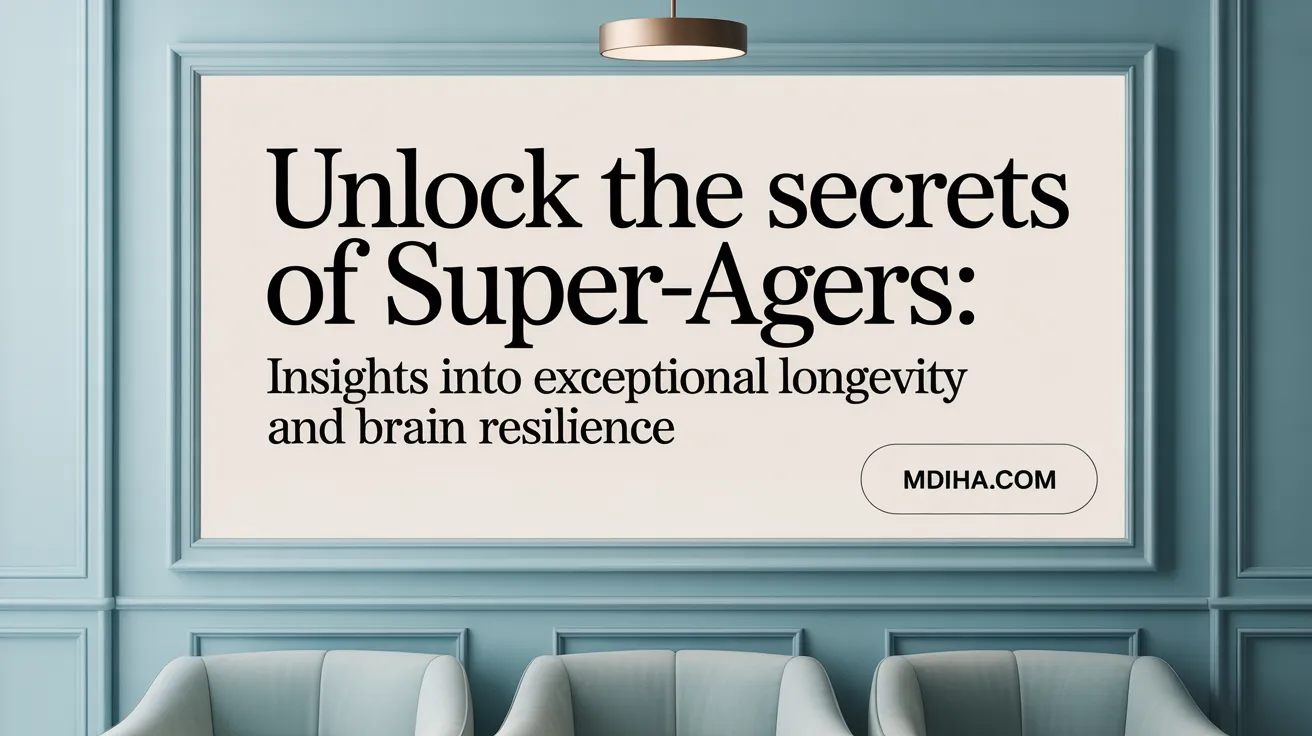 Unlock the Secrets of Super-Agers: Insights into Exceptional Longevity and Brain Resilience