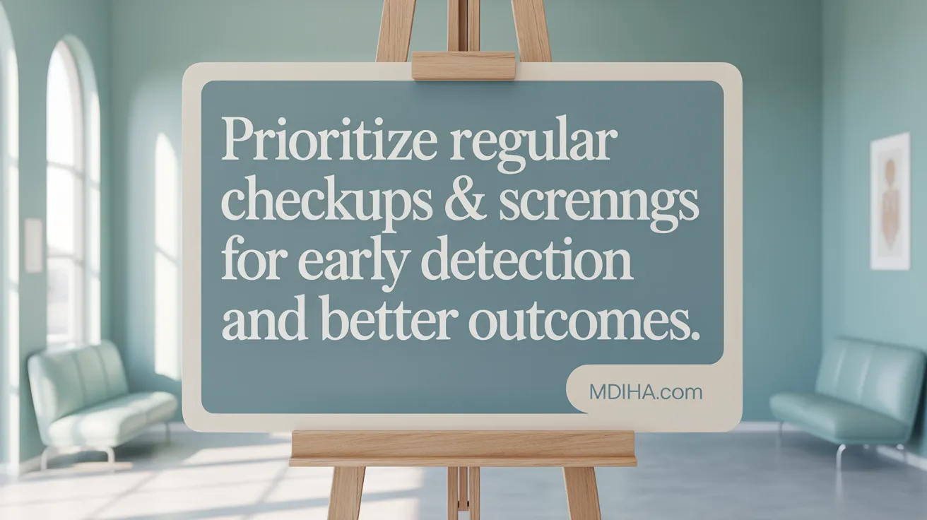 Prioritize Regular Checkups & Screenings for Early Detection and Better Outcomes
