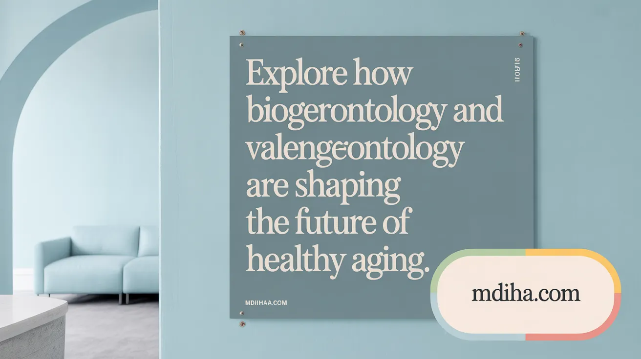 Explore how biogerontology and valengerontology are shaping the future of healthy aging.