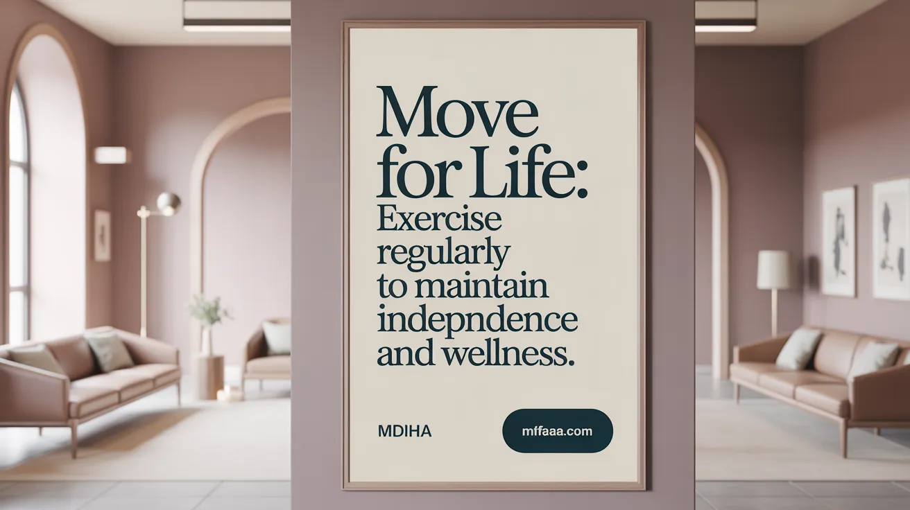 Move for Life: Exercise Regularly to Maintain Independence and Wellness