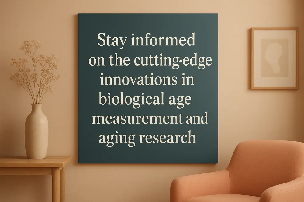 Stay informed on the cutting-edge innovations in biological age measurement and aging research