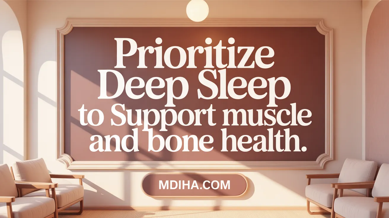 Prioritize Deep Sleep to Protect Muscles and Bones