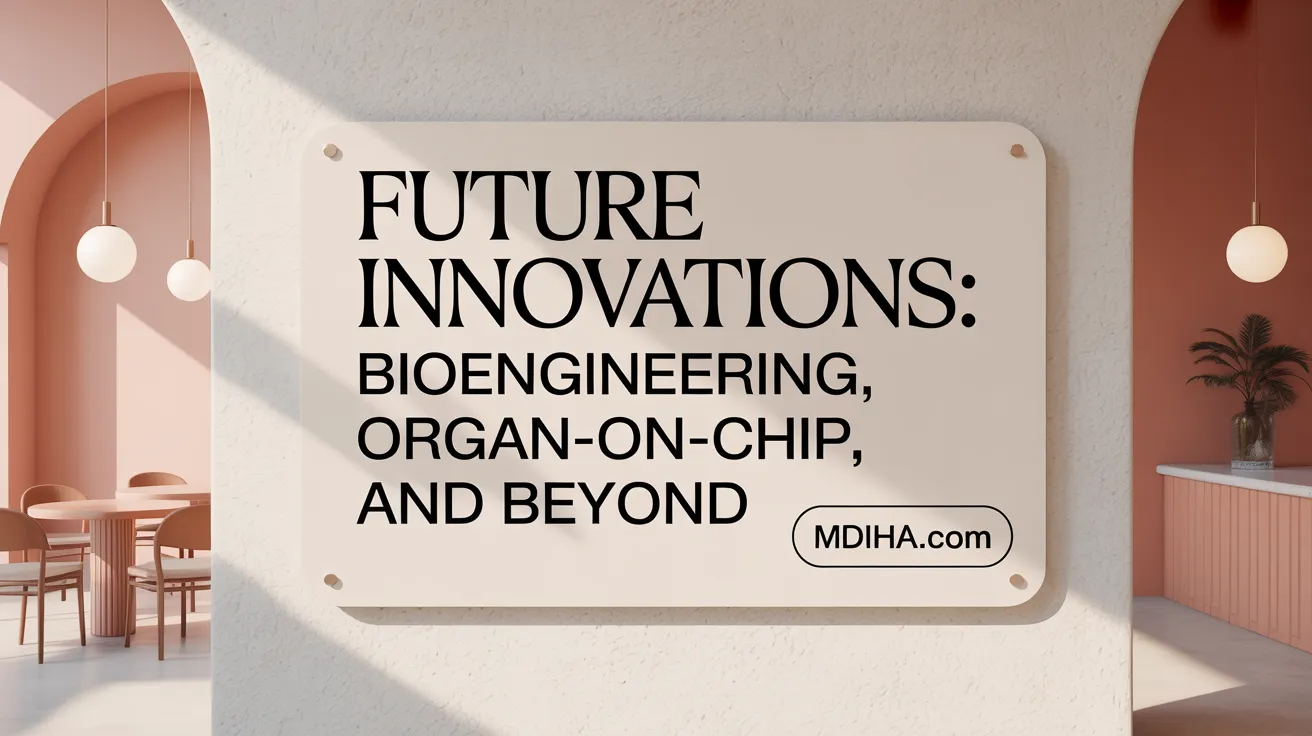 Future innovations: bioengineering, organ-on-chip, and beyond