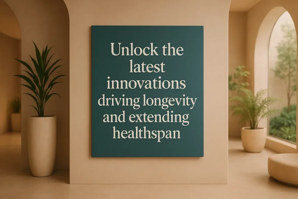 Unlock the latest innovations driving longevity and extending healthspan