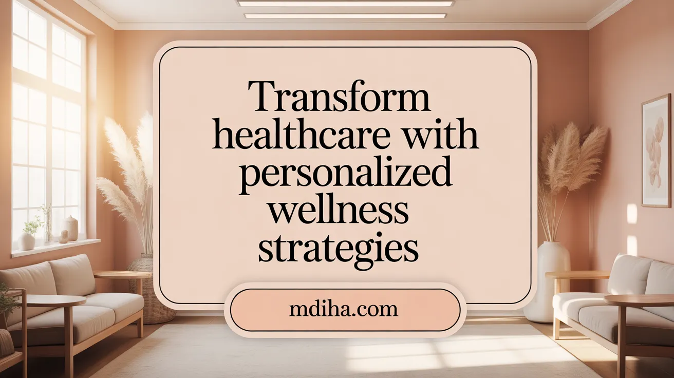 Transform Healthcare with Tailored Lifestyle Changes