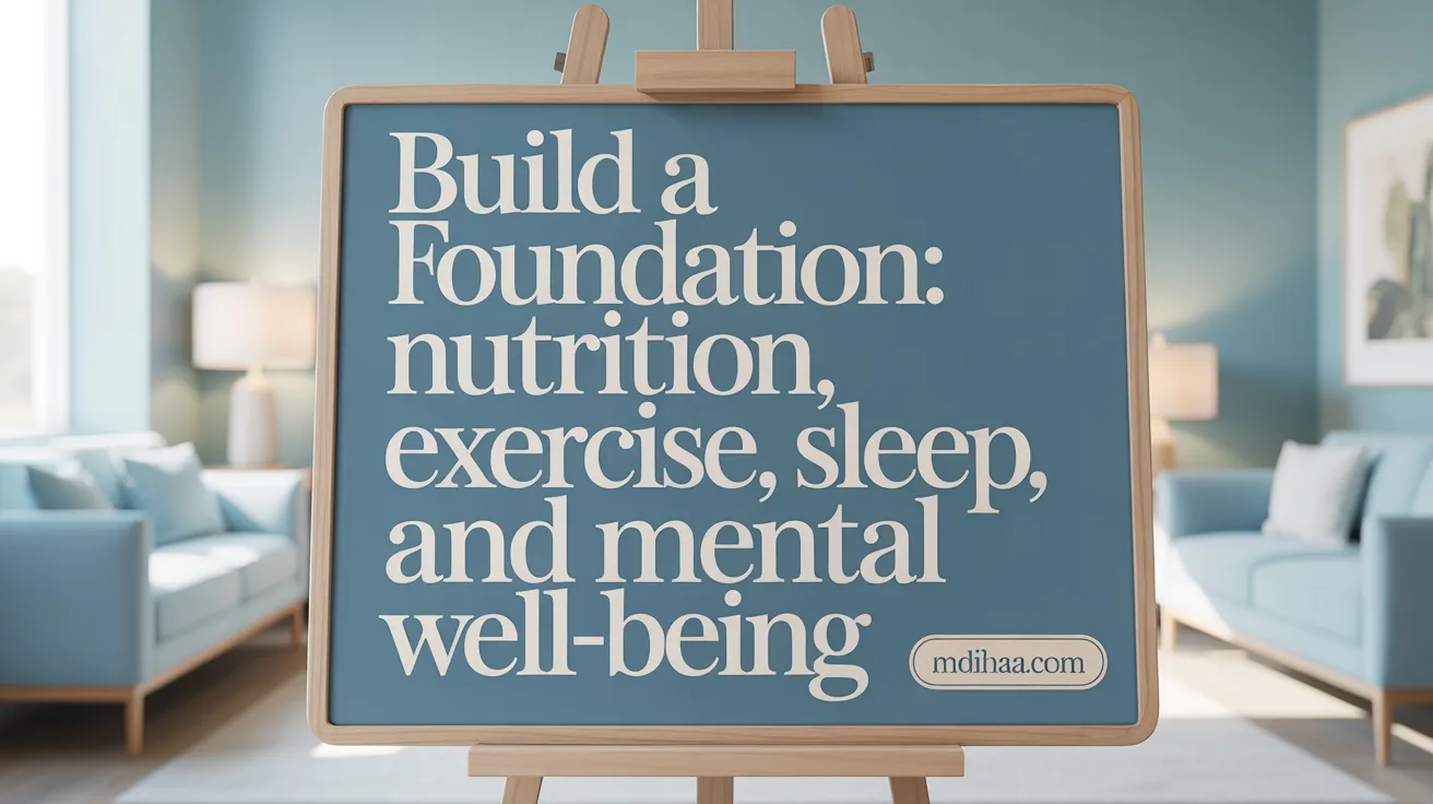 Build a Foundation: Nutrition, Exercise, Sleep, and Mental Well-Being