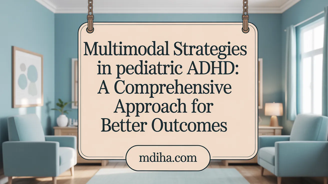 Multimodal strategies in pediatric ADHD: A comprehensive approach for better outcomes