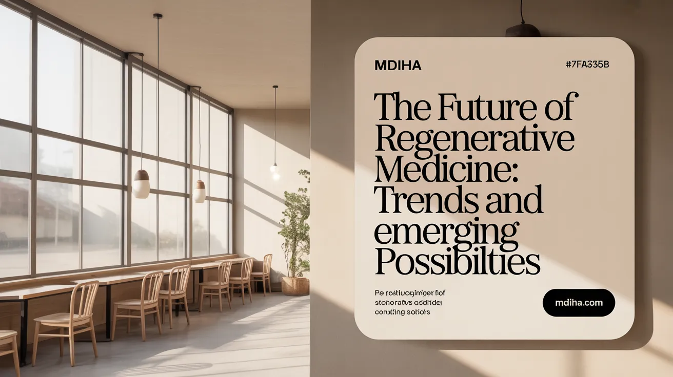 The future of regenerative medicine: Trends and emerging possibilities
