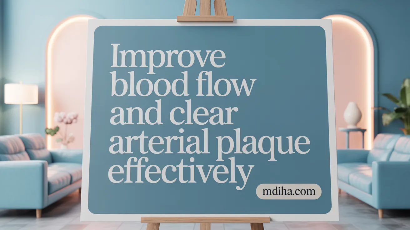 Improve Blood Flow and Clear Arterial Plaque Effectively