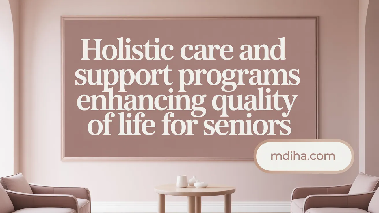 Holistic Care and Support Programs Enhancing Quality of Life for Seniors