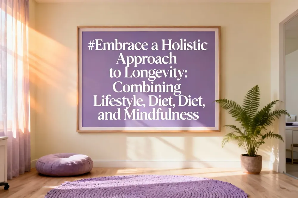 Embrace a Holistic Approach to Longevity: Combining Lifestyle, Diet, and Mindfulness