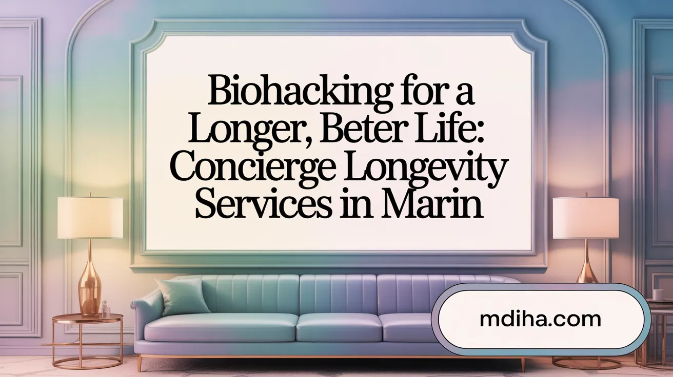 Biohacking for a Longer, Better Life: Concierge Longevity Services in Marin
