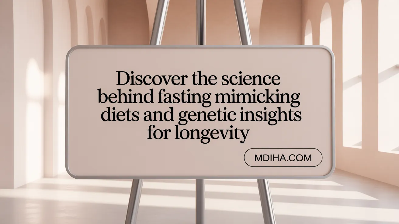 Discover the Science Behind Fasting Mimicking Diets and Genetic Insights for Longevity