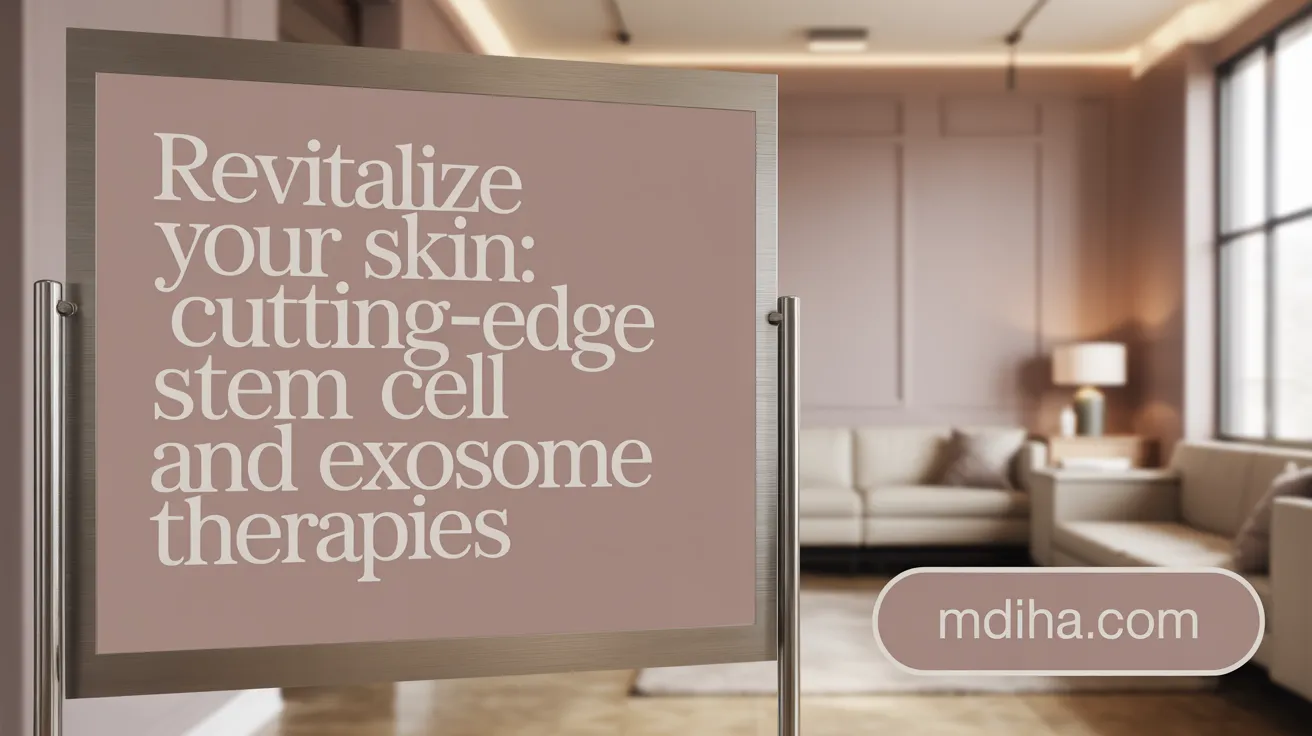 Revitalize Your Skin: Cutting-Edge Stem Cell and Exosome Therapies